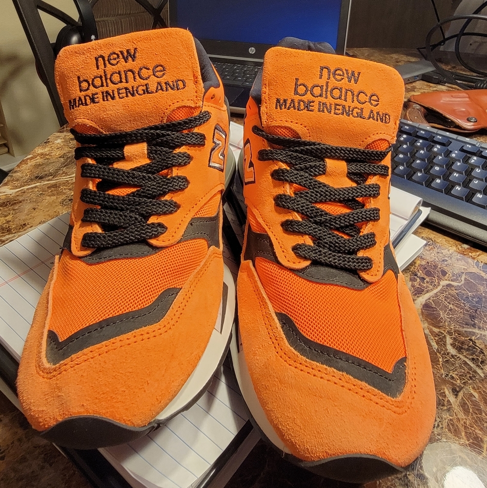 New Balance 1500 "Made in England" Neon orange and - Picture 3 of 4